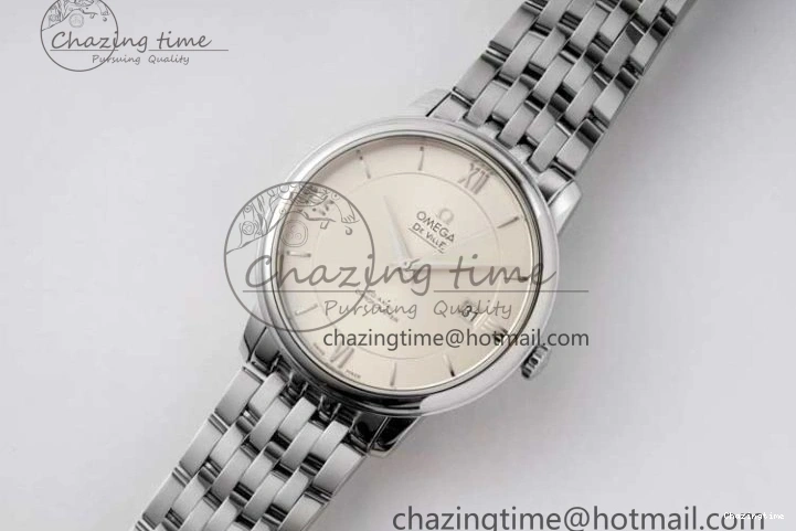 0313 Bright De Ville SS DIWF 1:1 Best Edition Silver Dial SS Markers on SS Bracelet MIYOTA 7848